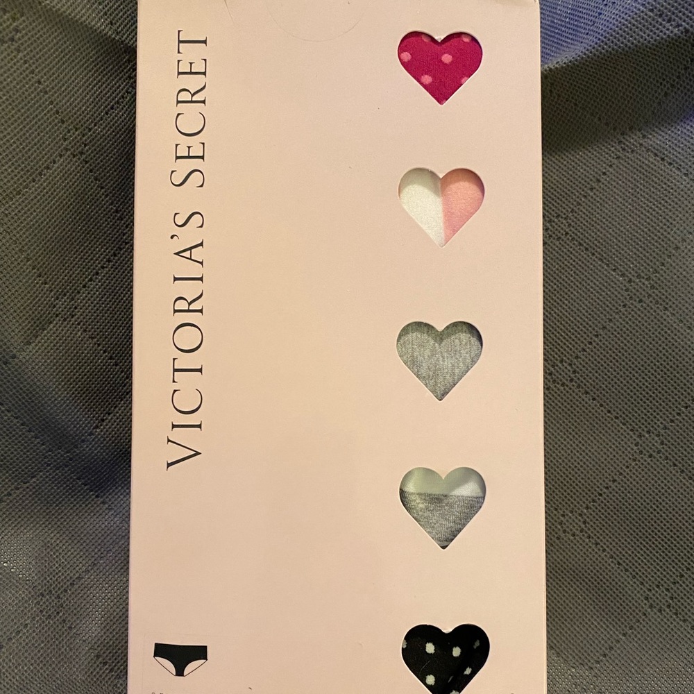 Victoria’s Secret 5-Pack Seamless Hiphugger Panties - New In Box- Size Small